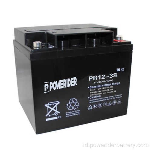 Baterai Atas Asam Timbal 12V 38Ah